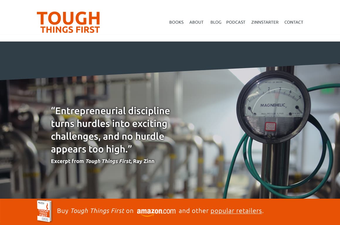 Tough Things First website